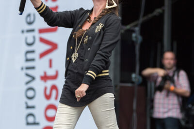 Slongs Dievanongs @ Popeiland 2014, picture 36, photographed by Guy Danneels - FrontView Magazine