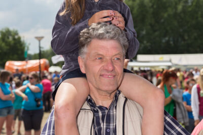 Urbanus en de Fanfaar @ Popeiland 2014, picture 13, photographed by Guy Danneels - FrontView Magazine