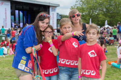 Urbanus en de Fanfaar @ Popeiland 2014, picture 39, photographed by Guy Danneels - FrontView Magazine