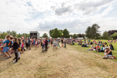 Urbanus en de Fanfaar @ Popeiland 2014, picture 40, photographed by Guy Danneels - FrontView Magazine