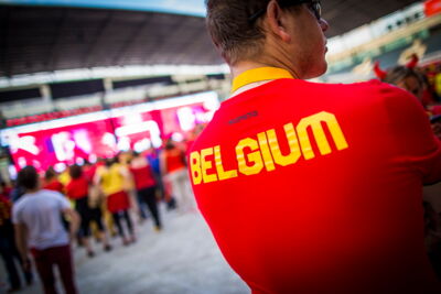 Love the samba - België - Zuid Korea @ Ghelamco arena Gent, picture 1, photographed by sven dullaert - FrontView Magazine