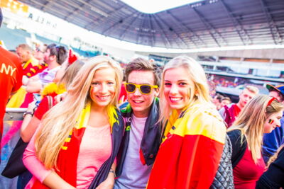 Love the samba - België - Zuid Korea @ Ghelamco arena Gent, picture 6, photographed by sven dullaert - FrontView Magazine