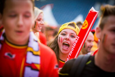 Love the samba - België - Zuid Korea @ Ghelamco arena Gent, picture 9, photographed by sven dullaert - FrontView Magazine