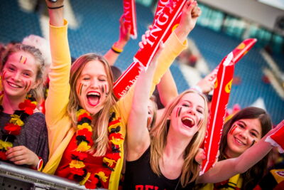 Love the samba - België - Zuid Korea @ Ghelamco arena Gent, picture 15, photographed by sven dullaert - FrontView Magazine