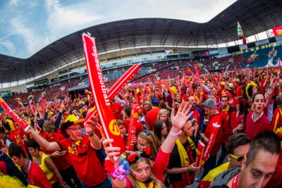 Love the samba - België - Zuid Korea @ Ghelamco arena Gent, picture 22, photographed by sven dullaert - FrontView Magazine