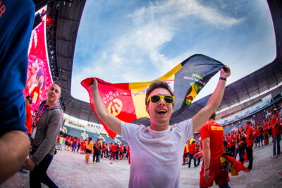 Love the samba - België - Zuid Korea @ Ghelamco arena Gent, picture 24, photographed by sven dullaert - FrontView Magazine