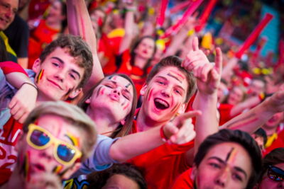 Love the samba - België - Zuid Korea @ Ghelamco arena Gent, picture 35, photographed by sven dullaert - FrontView Magazine
