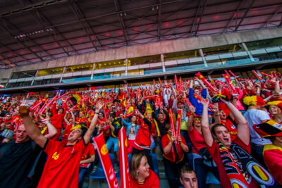Love the samba - België - Zuid Korea @ Ghelamco arena Gent, picture 41, photographed by sven dullaert - FrontView Magazine