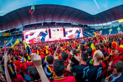 Love the samba - België - Zuid Korea @ Ghelamco arena Gent, picture 42, photographed by sven dullaert - FrontView Magazine