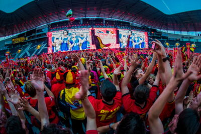 Love the samba - België - Zuid Korea @ Ghelamco arena Gent, picture 44, photographed by sven dullaert - FrontView Magazine