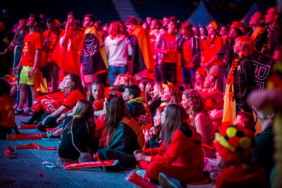 Love the samba - België - Zuid Korea @ Ghelamco arena Gent, picture 49, photographed by sven dullaert - FrontView Magazine