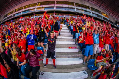 Love the samba - België - Zuid Korea @ Ghelamco arena Gent, picture 50, photographed by sven dullaert - FrontView Magazine