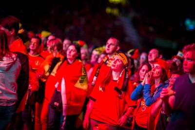 Love the samba - België - Zuid Korea @ Ghelamco arena Gent, picture 51, photographed by sven dullaert - FrontView Magazine