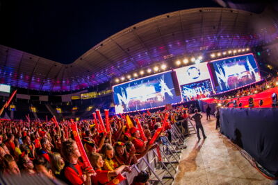 Love the samba - België - Zuid Korea @ Ghelamco arena Gent, picture 75, photographed by sven dullaert - FrontView Magazine
