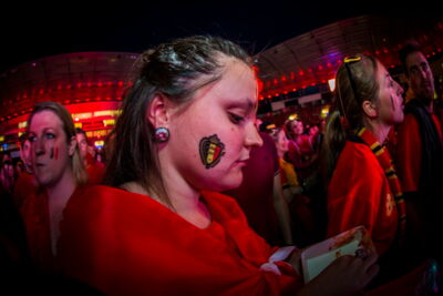 Love the samba - België - Zuid Korea @ Ghelamco arena Gent, picture 79, photographed by sven dullaert - FrontView Magazine