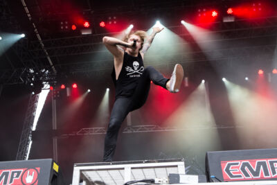 Architects @ Vainstream Rockfest 2014, picture 3, photographed by Dorien Goetschalckx - FrontView Magazine