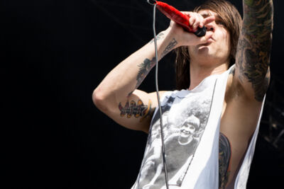 Blessthefall @ Vainstream Rockfest 2014, picture 3, photographed by Dorien Goetschalckx - FrontView Magazine