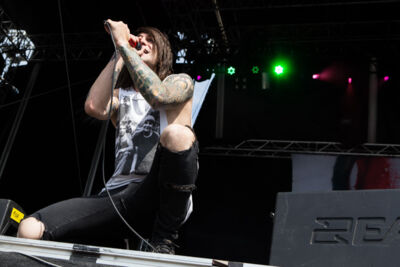 Blessthefall @ Vainstream Rockfest 2014, picture 5, photographed by Dorien Goetschalckx - FrontView Magazine