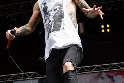 Blessthefall @ Vainstream Rockfest 2014, picture 15, photographed by Dorien Goetschalckx - FrontView Magazine