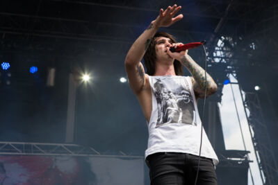 Blessthefall @ Vainstream Rockfest 2014, picture 17, photographed by Dorien Goetschalckx - FrontView Magazine