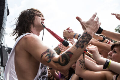Blessthefall @ Vainstream Rockfest 2014, picture 18, photographed by Dorien Goetschalckx - FrontView Magazine