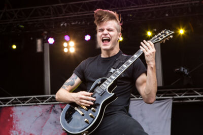 Blessthefall @ Vainstream Rockfest 2014, picture 21, photographed by Dorien Goetschalckx - FrontView Magazine