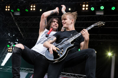 Blessthefall @ Vainstream Rockfest 2014, picture 22, photographed by Dorien Goetschalckx - FrontView Magazine