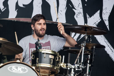 Bury Tomorrow @ Vainstream Rockfest 2014, picture 2, photographed by Dorien Goetschalckx - FrontView Magazine