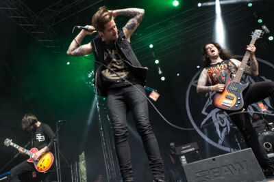 Bury Tomorrow @ Vainstream Rockfest 2014, picture 17, photographed by Dorien Goetschalckx - FrontView Magazine