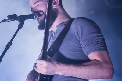 White Lies @ Rock Zottegem 2014, foto 2, foto's door Dorien Goetschalckx - FrontView Magazine