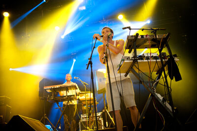 Cheveu @ Dour Festival 2014, picture 1, photographed by Magali Decamps - FrontView Magazine