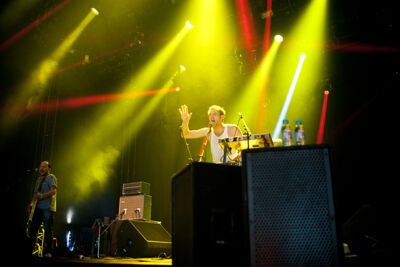 Cheveu @ Dour Festival 2014, picture 8, photographed by Magali Decamps - FrontView Magazine
