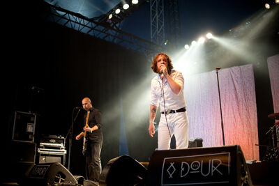 Romano Nervoso @ Dour Festival 2014, foto 10, foto's door Magali Decamps - FrontView Magazine