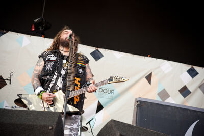 Soulfly @ Dour Festival 2014, foto 1, foto's door Magali Decamps - FrontView Magazine
