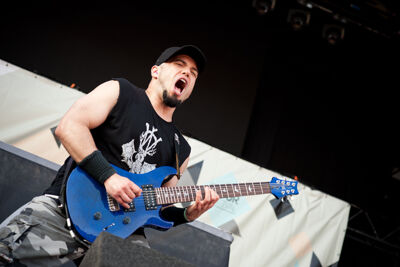 Soulfly @ Dour Festival 2014, foto 2, foto's door Magali Decamps - FrontView Magazine