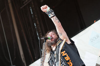 Soulfly @ Dour Festival 2014, foto 3, foto's door Magali Decamps - FrontView Magazine