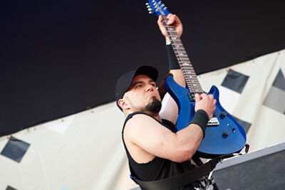 Soulfly @ Dour Festival 2014, foto 4, foto's door Magali Decamps - FrontView Magazine