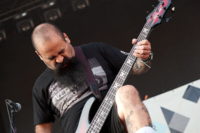 Soulfly @ Dour Festival 2014, foto 6, foto's door Magali Decamps - FrontView Magazine