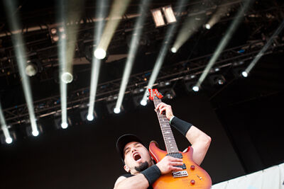 Soulfly @ Dour Festival 2014, foto 8, foto's door Magali Decamps - FrontView Magazine