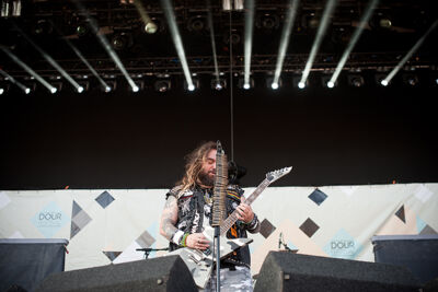 Soulfly @ Dour Festival 2014, foto 10, foto's door Magali Decamps - FrontView Magazine