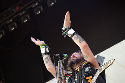Soulfly @ Dour Festival 2014, foto 16, foto's door Magali Decamps - FrontView Magazine