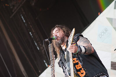 Soulfly @ Dour Festival 2014, foto 18, foto's door Magali Decamps - FrontView Magazine