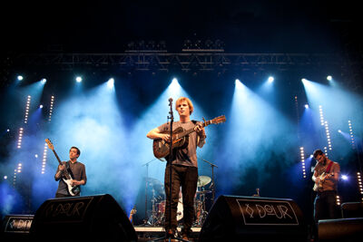 Johnny Flynn & The Sussex Wit @ Dour Festival 2014, picture 8, photographed by Magali Decamps - FrontView Magazine