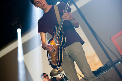 The Tangerines @ Dour Festival 2014, picture 3, photographed by Magali Decamps - FrontView Magazine