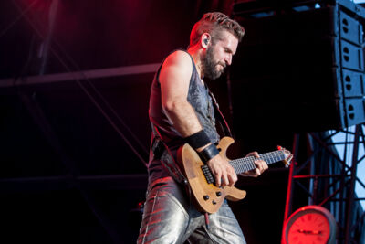 Within Temptation @ Dour 2014, foto 5, foto's door Dorien Goetschalckx - FrontView Magazine
