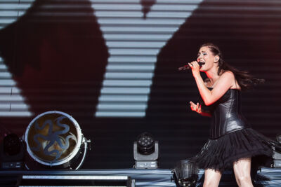 Within Temptation @ Dour 2014, foto 7, foto's door Dorien Goetschalckx - FrontView Magazine