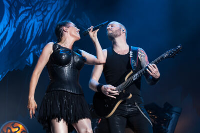 Within Temptation @ Dour 2014, foto 12, foto's door Dorien Goetschalckx - FrontView Magazine