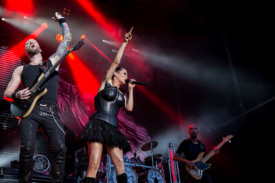 Within Temptation @ Dour 2014, foto 18, foto's door Dorien Goetschalckx - FrontView Magazine