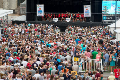 Vlaanderen zingt 2014 @ Gentse Feesten - Sint Baafsplein, picture 5, photographed by Dimitri Vanlommel - FrontView Magazine