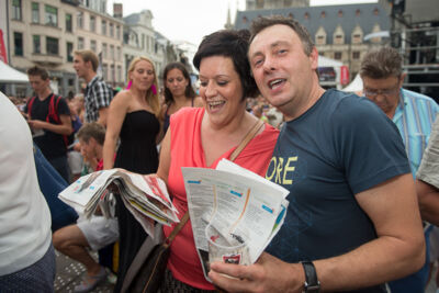 Vlaanderen zingt 2014 @ Gentse Feesten - Sint Baafsplein, picture 37, photographed by Dimitri Vanlommel - FrontView Magazine